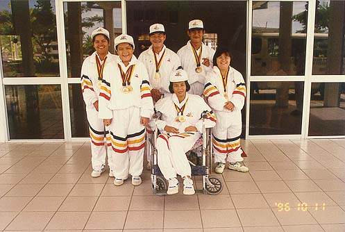 Contingent from SFC for the Asean Meet 96 in Kuching.  